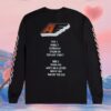 Aerosmith Merch Shop The Legendary Debut Tracklist Longsleeve