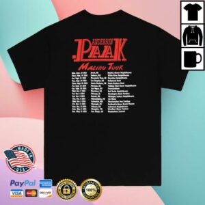 kenny sau Anderson Paak Merch Store Malibu Badge Tour Tee