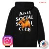 kenny sau Anti Social Social Club Store Merch Shop Assc Cny Hoodie Black