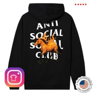 kenny sau Anti Social Social Club Store Merch Shop Assc Cny Hoodie Black