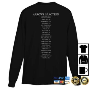 kenny sau Arrows In Action Merch Shop Us Tour Floral Long Sleeve Tee