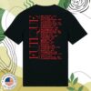 kenny sau Biffy Clyro Merch Shop Futique Repeat Uk Eu 2026 Tour T Shirt Black
