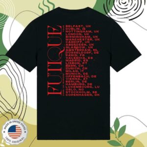 kenny sau Biffy Clyro Merch Shop Futique Repeat Uk Eu 2026 Tour T Shirt Black