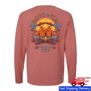 kenny sau Dave Tim Riviera Maya Merch Shop Store Skeletons Long Sleeve