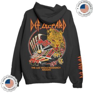 kenny sau Def Leppard Merch Shop Live Las Vegas Zip Hoodie