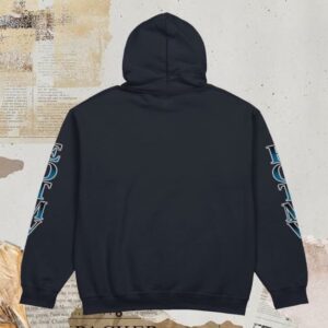 kenny sau Derpy Horse4 Merch Death Horse Ribcage Hoodie Blue