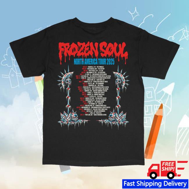 Frozen Soul Merch Shop 2025 Tour T-Shirt 4 Frozen Soul Merch Shop 2025 Tour T-Shirt
