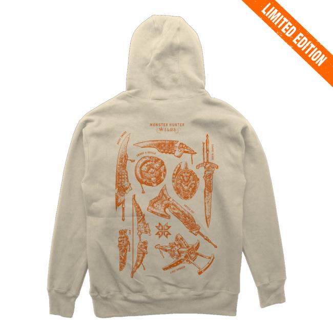 Hobo Jack Store Merch Shop Monster Hunter Weapons Hoodie 4 Hobo Jack Store Merch Shop Monster Hunter Weapons Hoodie
