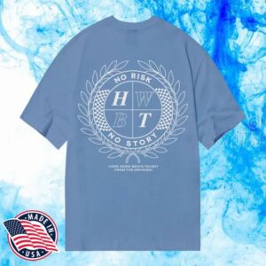 kenny sau Hwbt Merch Shop Store Crest T Shirt Blue
