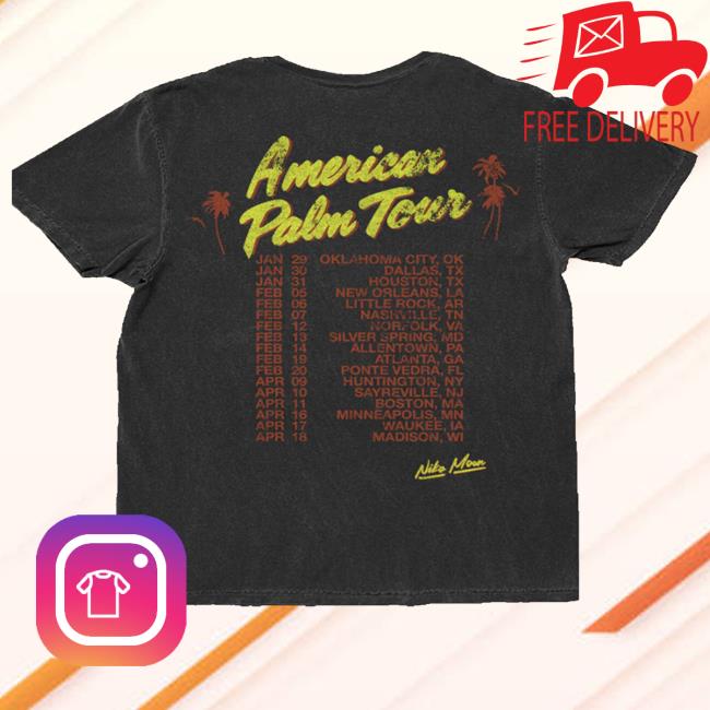 Niko Moon Store Merch Shop 2026 American Palm Dateback Spring Tour 4 Niko Moon Store Merch Shop 2026 American Palm Dateback Spring Tour Tee