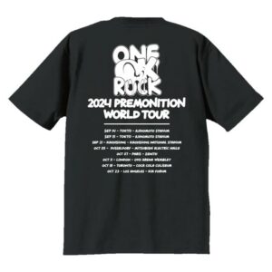 kenny sau One Ok Rock Us Store Merch Shop Premonition World Tour Tee