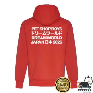 kenny sau Pet Shop Boys Merch Shop Store Japan 2026 Red Hoodie kenny sau Pet Shop Boys Merch Shop Store Japan 2026 Red Hoodie