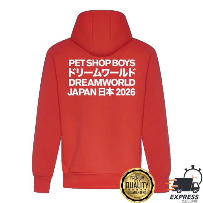 kenny sau Pet Shop Boys Merch Shop Store Japan 2026 Red Hoodie kenny sau Pet Shop Boys Merch Shop Store Japan 2026 Red Hoodie