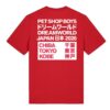 Pet Shop Boys Merch Shop Store Japan 2026 Red T-Shirt 1 kenny sau Pet Shop Boys Merch Shop Store Japan 2026 Red T Shirt