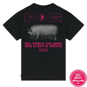 kenny sau Propaganda Clothing Merch Shop Propaganda X Pig Tee Black