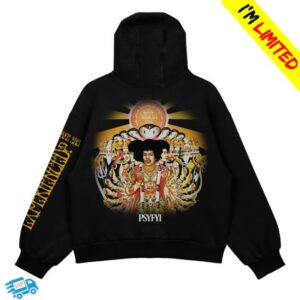 kenny sau Psyfyi Shop Store Merch Jimi Hendrix Hoodie