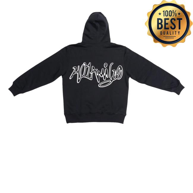 kenny sau Real Krsna Store Merch Shop Hola Amigo Unisex Hoodie Black kenny sau Real Krsna Store Merch Shop Hola Amigo Unisex Hoodie Black