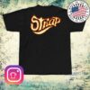 kenny sau Strap Merch Shop Strap Flame Logo Tee Black