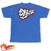 kenny sau Strap Merch Shop Strap Metal Face Logo Tee Sky Blue