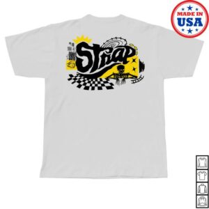 kenny sau Strap Merch Shop Strap Necro Logo Tee White