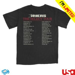kenny sau Ty Myers Merch Shop The Select Tour Tee