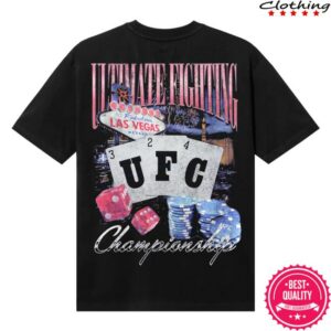 kenny sau Ufc Store Merch Shop Mens Mens Black Ufc 324 All In T Shirt