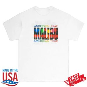 kenny trc Anderson Paak Merch Store Malibu American Tour Tee