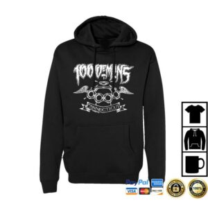kenny trc Closed Casket Activities Merch Shop Store 100 Demons Spade Hoodie