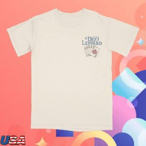 kenny trc Def Leppard Merch Shop The Las Vegas Residency Card T Shirt