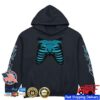 kenny trc Derpy Horse4 Merch Death Horse Ribcage Hoodie Blue