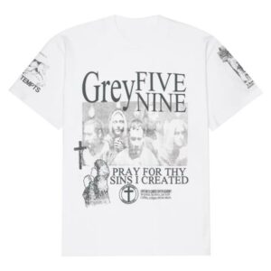 kenny trc G59 Records Store Merch Shop G59 Confessional T Shirt White