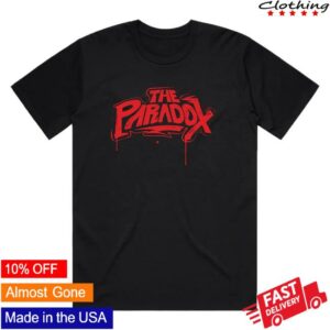 kenny trc The Paradox Merch Store Shop Black Spray Paint Tee