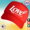 kenny Andys Frozen Custard Merch Store Andys Frozen Custard Love Trucker Hat Red0