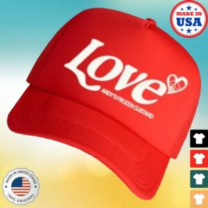 kenny Andys Frozen Custard Merch Store Andys Frozen Custard Love Trucker Hat Red0