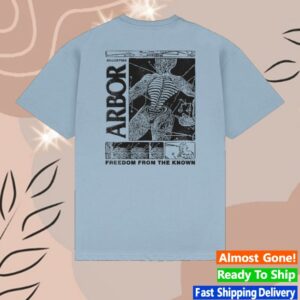 Arbor Collective Merch Store Anatomy Shirt Light Blue