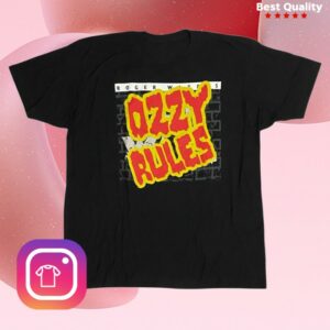 Area 23 Merch Ozzy Osbourne Short Sleeve Shirt Another Prick In The Wall