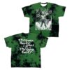 Area 23 Merch Papa Roach Short Sleeve Shirt I Can't Control Myself Green & Black Cloud Wash
