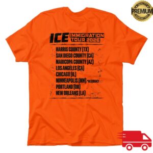 Armed American Merch Immigration Tour 2026 Safety Shirt