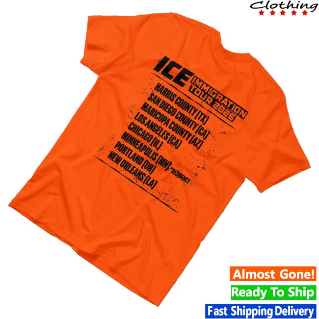 Armed American Merch Immigration Tour 2026 Safety Shirt 3 Armed American Merch Immigration Tour 2026 Safety Shirt