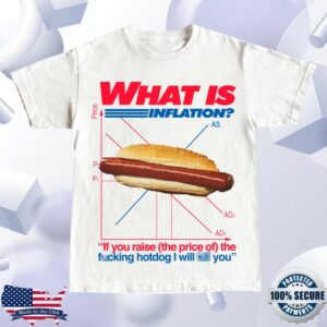 Barely Legal Inc Merch Inflation Hot Dog 6Oz Cotton Shirt
