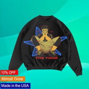 Billie Eilish Merch Shop Hit Me Hard And Soft The Tour Crewneck Black Sweatshirt