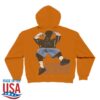 Billie Eilish Merch Shop Hit Me Hard And Soft The Tour Orange Dateback Zip Hoodie