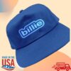 Billie Eilish Store Merch Billie Blue Flat Brim Snapback