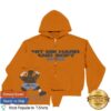 Billie Eilish Store Merch Hit Me Hard And Soft The Tour Orange Dateback Zip Hoodie