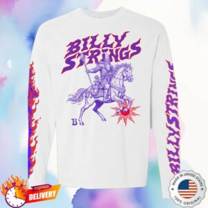 Billy Strings Store Merch Knight's Tale Long Sleeve Tee With Dates Connor Dwyer