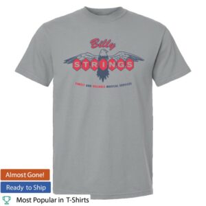 Billy Strings Store Merch Musical Services Tee With Dates Champagne Rodman