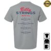 Billy Strings Store Merch Musical Services Tee With Dates Champagne Rodman
