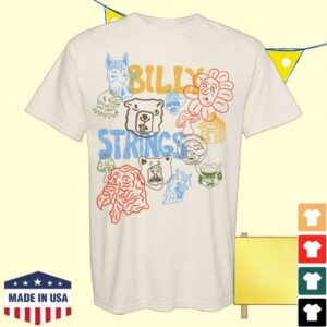 Billy Strings Store Merch Shop Characters Tee (Hailey Miller Beiden)