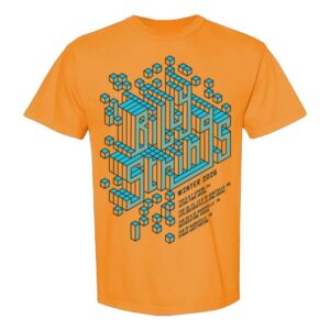 Billy Strings Store Merch Shop Cube Tee With Dates (Squishyeyes)