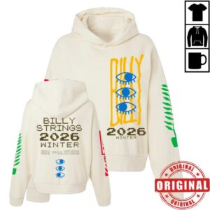 Billy Strings Store Merch Shop Eyes Ladies Hoodie With Dates